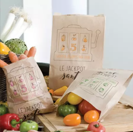 1000 Sacs Fruits 0.5 KG Kraft 36gr JACKPOT Sant&eacute;