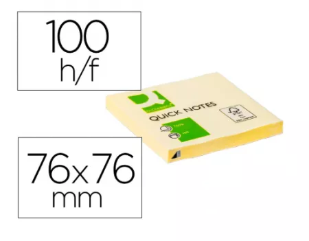 12 Blocs Notes QC 75x75 100 Feuilles