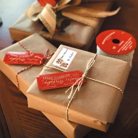 12 ETIQUETTES ADHESIVE SWEET XMAS