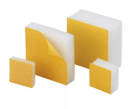 12 Plots Adh&eacute;sifs Mousse 100X100x50mm