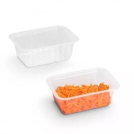 120 Barquettes Scellables 375cc Transparent