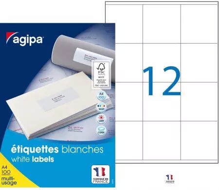 1200 Etiquettes Multiusage 70x70
