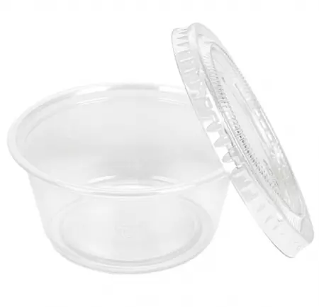 1200 Pots et Couvercles 100ml TRANSPARENT