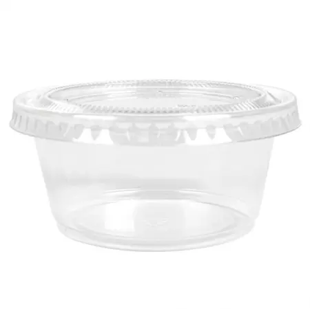 1200 Pots et Couvercles 100ml TRANSPARENT