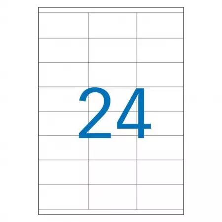 12000 Etiquettes Blanches 70x35 sur A4