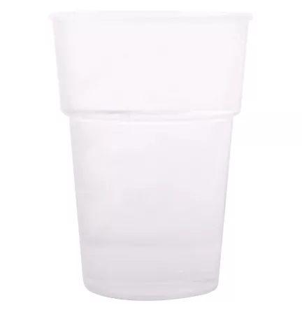 1250 Gobelets PP R&eacute;utilisables 33cl TRANSPARENT