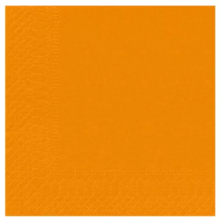 1800 Serviettes 2 plis 20x20 MANDARINE / CG190054