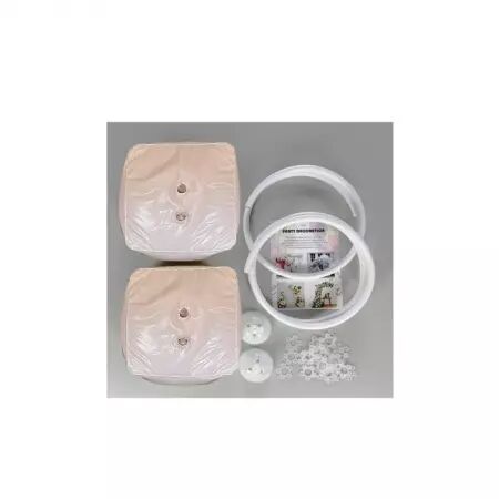 2 Supports &agrave; ballons forme Boucle 2.5 m et 1.5 m + accessoires