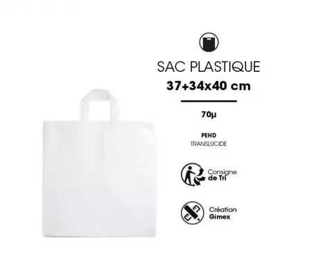 20 Sacs PEHD Traiteur Givr&eacute; 370+170x400