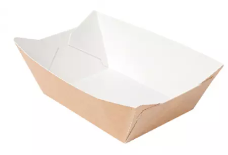 200 Barquettes THEPACK 10.6x7.2x5.2cm BRUN