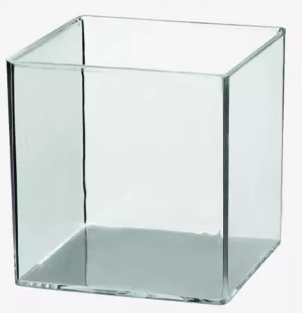 200 Cube transparent cristal 70ml