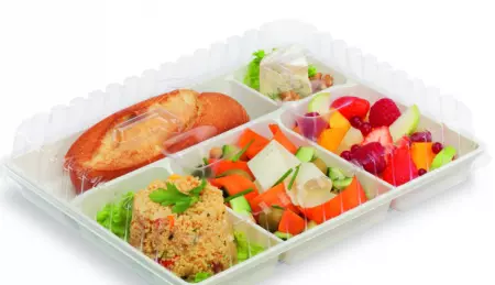 200 Plateaux Repas 5 Compartiments BIO