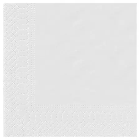 200 Serviettes 29x29 1 Plis BLANC