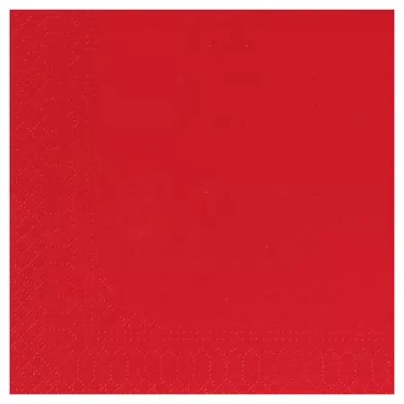 200 Serviettes 30x30 2 Plis ROUGE