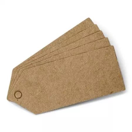 24 Etiquettes KRAFT perfor&eacute; 5x2