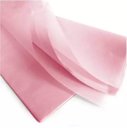 240 Feuilles Mousseline 50x75cm 18gr ROSE