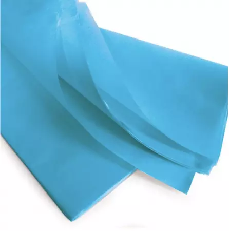 240 Feuilles Mousseline 50x75cm 18gr TURQUOISE