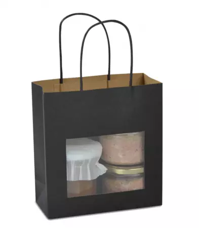 240 Sacs Kraft + F 18+8x19 NOIR INTENSE 21020