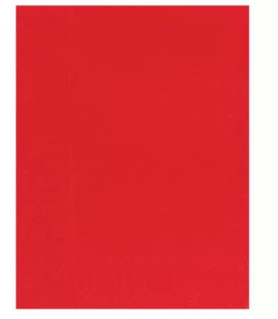 2400 Serviettes Ouate 2 plis 30x39 ROUGE