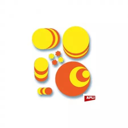 25 Disques Fluo 19cm / 031925