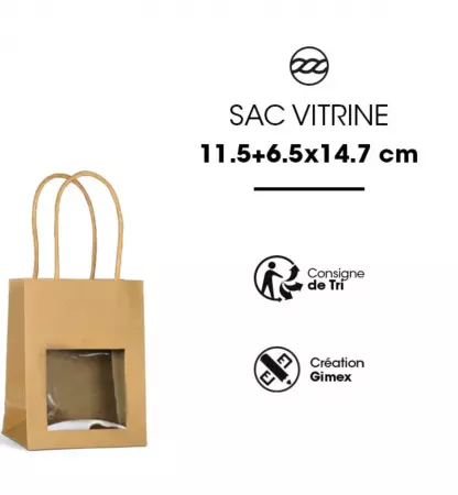 25 Mini Sac Fenetre Cordon 115+65x147 / 22006