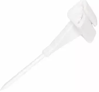 25 Supports Piques H8cm BLANC