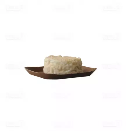 250 Barquettes Carton Bois Fonc&eacute; PET/PP 17.7x12.7x1.4cm