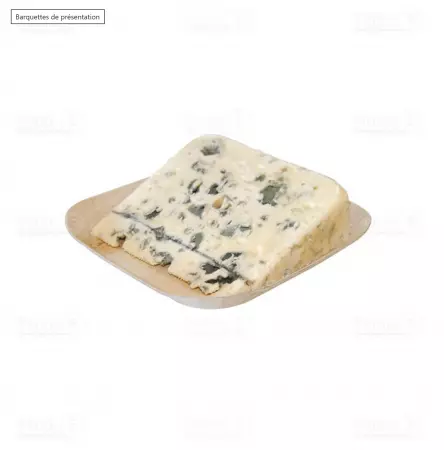 250 Barquettes Carton Bois PET/PP 17.7x13.7x0.9cm