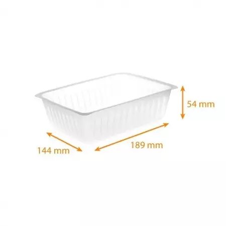 250 Barquettes Standard 1000gr