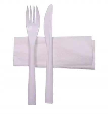 250 SACHET COUVERTS PIKNIK PP INCASSABLE F+C+S