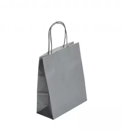 250 Sacs Kraft Tendance 23+12x30 ARGENT / 21329