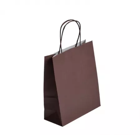 250 Sacs Kraft Tendance 23+12x30 CHOCOLAT / 21386