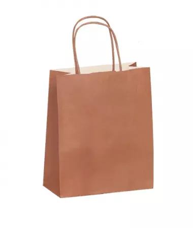 250 Sacs Kraft Tendance 23+12x30 TERRACOTA / 21413