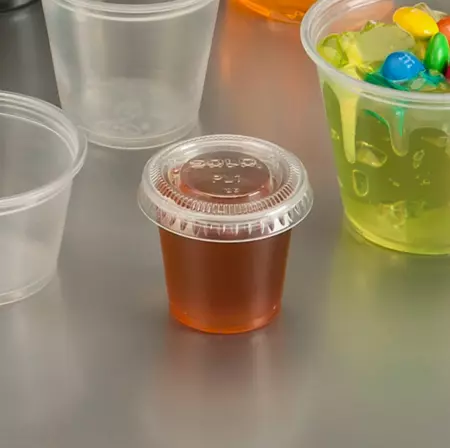 2500 Pots Sauces PP 30ml Transparents