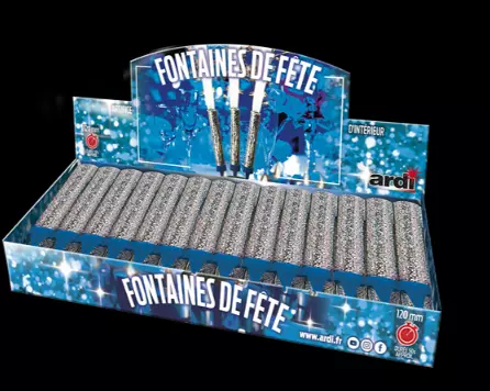 28 Fontaines de Fete 120mm Grand Mod&egrave;le 50sec