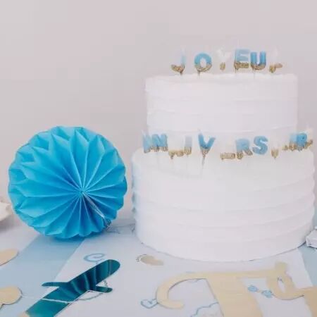 3 BOULES ALVEOLEES TURQUOISE 25/20/15CM