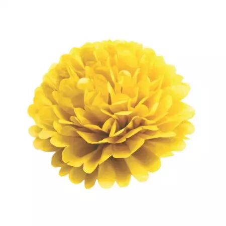 3 FLEURS DE DECORATION JAUNE /10302JA