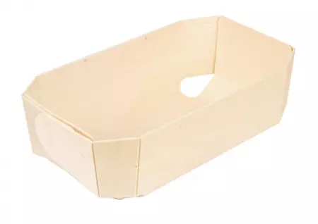 30 Barquettes Bois 18x10.5x5.5cm