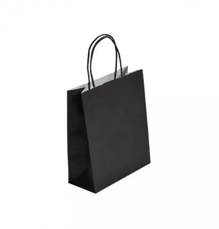 300 Sacs Kraft Tendance 18+8x22 NOIR / 21276