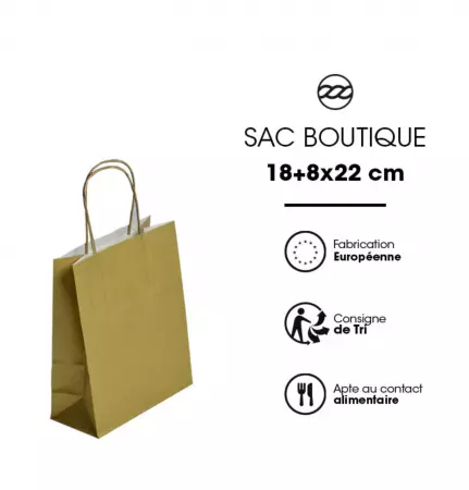 300 Sacs Kraft Tendance 18+8x22 OR / 21326