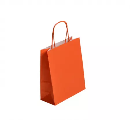 300 Sacs Kraft Tendance 18+8x22 ORANGE / 21366