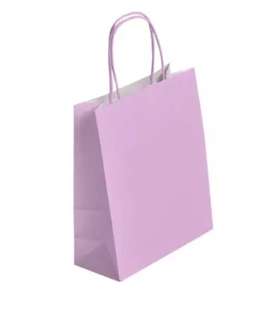300 Sacs Kraft Tendance 18+8x22 ROSE PASTEL / 21270