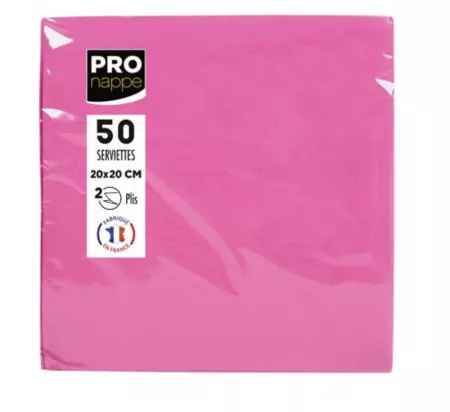 40 SERVIETTES OUATE MICRO GAUFRE 38X38 HORTENSIA