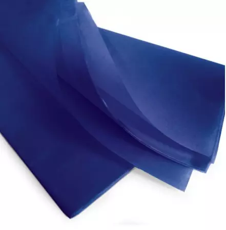 480 Feuilles Mousseline 50x75cm 17gr BLEU