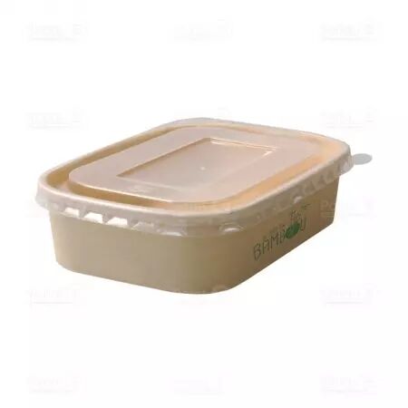 50 Barquettes Bambou Enduit 1000cc