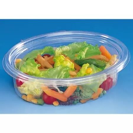 50 Barquettes Salade Ovales E750
