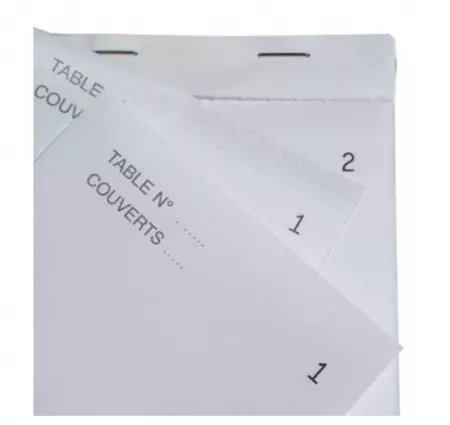 50 Blocs Ma&icirc;tre d\'hotel DUPLI 95x150mm / 1991