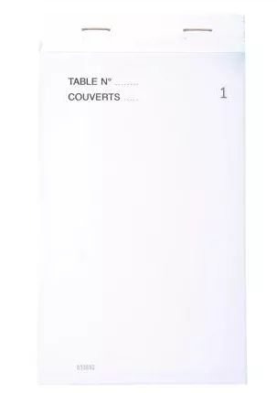 50 Blocs Ma&icirc;tre d\'hotel DUPLI 95x150mm / 1991