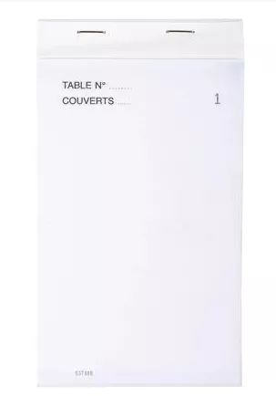 50 Blocs Ma&icirc;tre d\'hotel TRIPLI 95x150mm / 1992