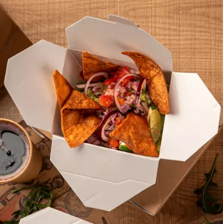 50 BO&Icirc;TES AM&Eacute;RICAINES MICRO-ONDABLES \'THEPACK\' 780 ML 220 + 12PP G/M2 11,3x9x6,3 CM NATUREL CARTON ONDUL&Eacute; NANO-MICRO